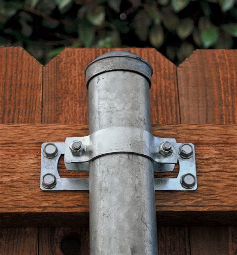 metal fence posts and brackets|galvanised fence brackets for wood.